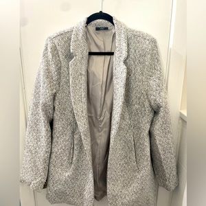 VICI Tayshia Pocketed Coat - Heather Grey